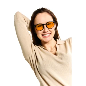 Okulary blokujące niebieskie światło NoBlue Elegant Orange