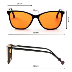 Okulary blokujące niebieskie światło NoBlue Cat Orange