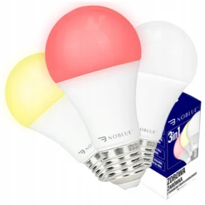 Zdrowa żarówka LED E27 3w1