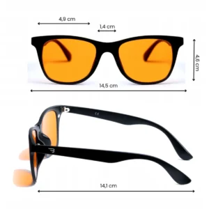 Okulary blokujące niebieskie światło NoBlue Trendy Orange
