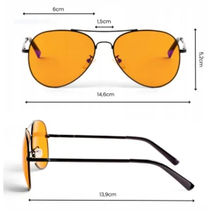 Okulary blokujące niebieskie światło Cobra Orange