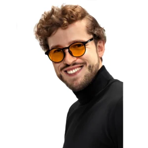 Okulary blokujące niebieskie światło NoBlue Elegant Orange