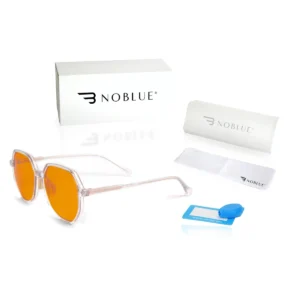 Okulary blokujące niebieskie światło Noblue Hexagon