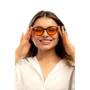 Okulary blokujące niebieskie światło Cat Style Orange